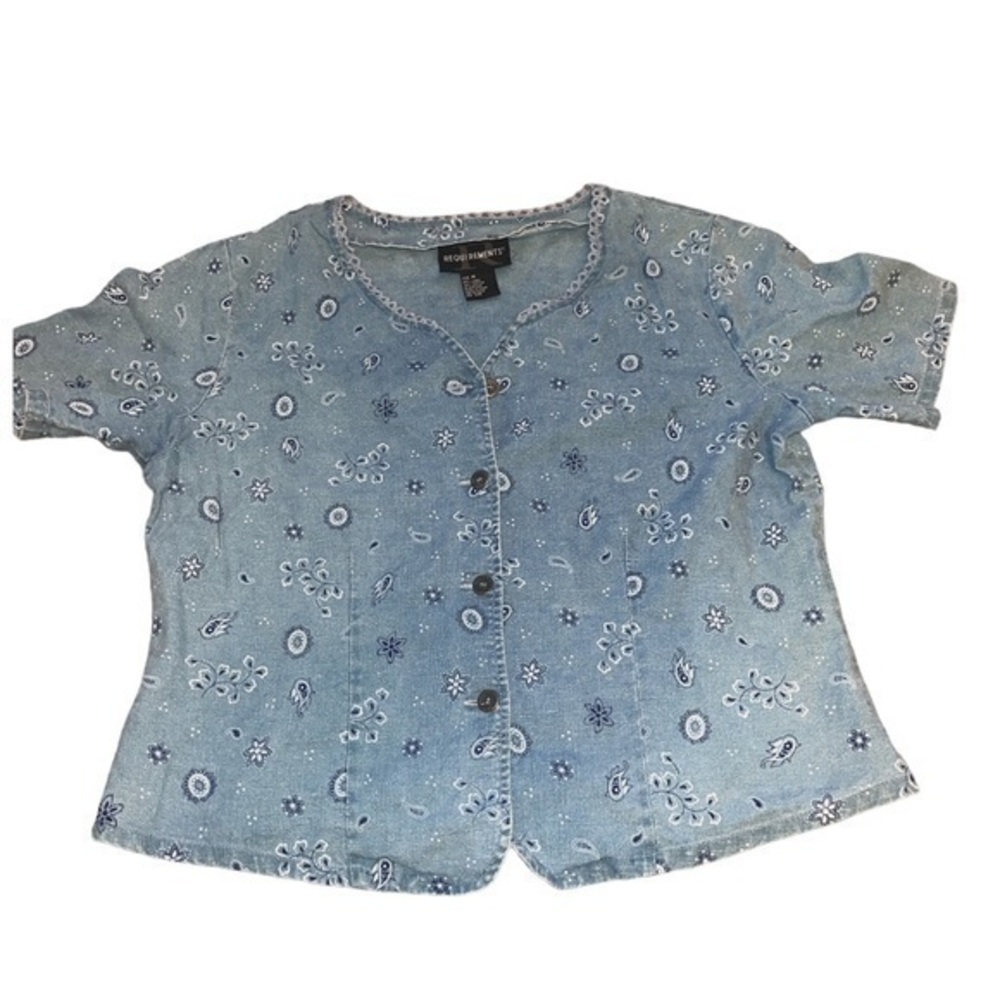 Requirements western shirt size M